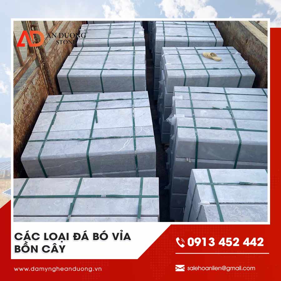 Các loại đá bó vỉa bồn cây