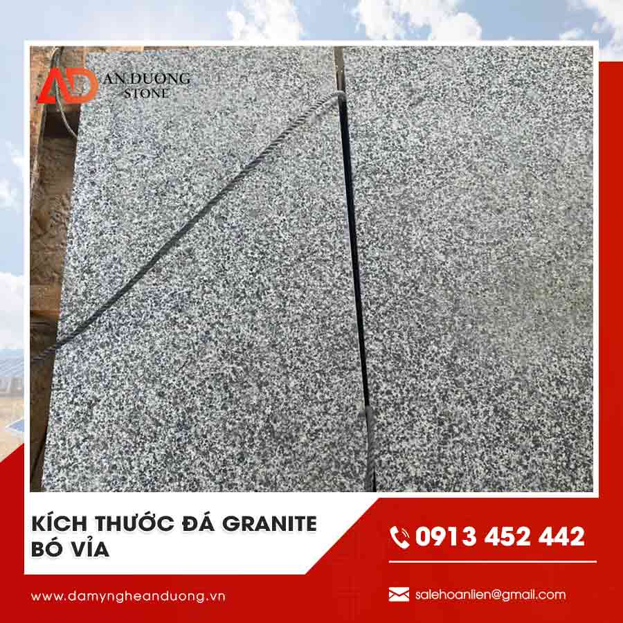Kích thước đá Granite bó vỉa