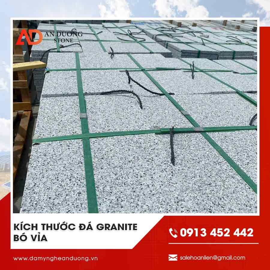 Kích thước đá Granite bó vỉa